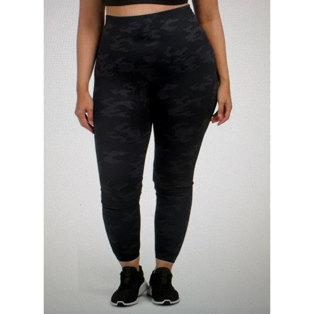 Spanx Women's Eco Care Camo Leggings Pull On Sculpting Seamless 3X